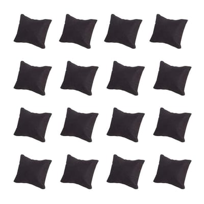 Velvet Kussens - Sieradenopslag - Zwart - Armband en Horloge Display - 20 Stuks - Geschikt voor Vrouwen