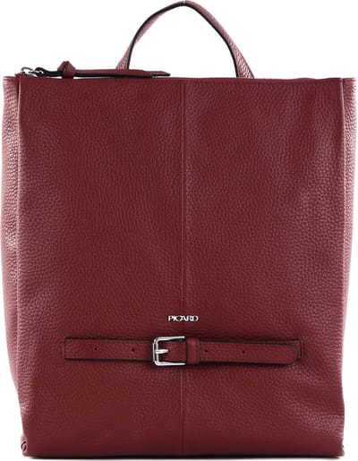 PICARD Leren Vrije tijd rugzak Rugzak Amazing Backpack Chianti Wijnrood