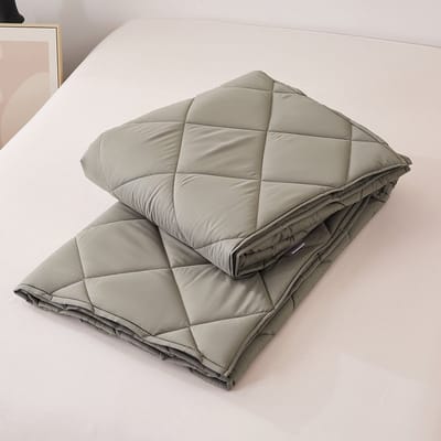 Hoesloos Dekbed - 240x220cm – Wasbaar, Ademend en Zacht – Sage