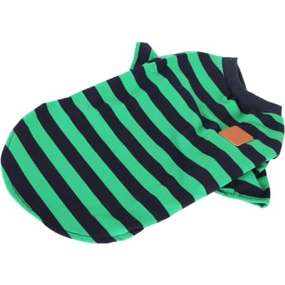 Gestreept Hondenshirt Lente Zomer Stijlvol Schattig Twee-benig Comfortabel Los Huisdierkleding voor Dagelijks Feest Thuis XL