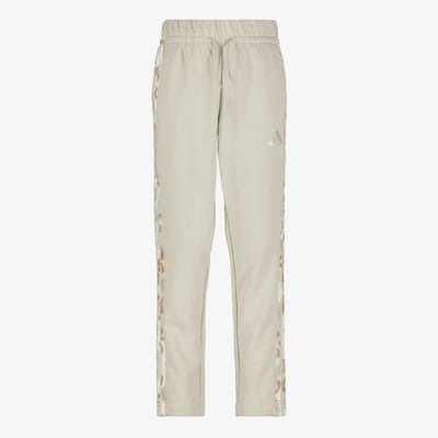 Adidas G ANML 3S FT PT kinder joggingbroek beige - Maat 152/158