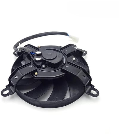 Motorventilator - Koelventilator Motor - Motor Koelen - Universeel Ontwerp - 6 Inch - Zwart