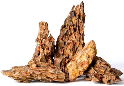 Natuurlijke Dragon Stone 5,5-20,5 cm, 5 Stuks Gemengde Aquariumstenen voor Aquascaping, Terraria & Aquariumdecoratie