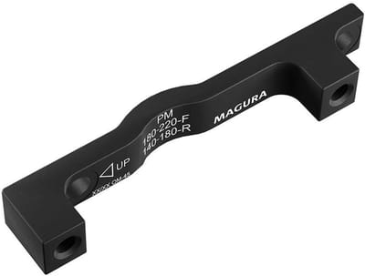Remklauw Adapter - Montage Beugel - Fietsrem Verbetering - Verstelbare Rotor Maat - 180-220mm - Zwart
