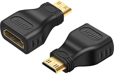 Mini HDMI naar HDMI compacte adapter - 5 Gbps - Zwart - Provium
