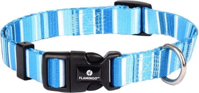 Flamingo Halsband Alfry 40 - 55 cm x 20 mm - Blauw