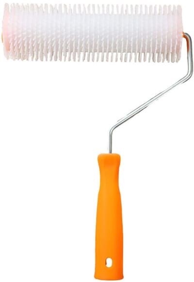 Dailygoods- Schuurrol Zelfnivellerend - Ontluchtingsrol - Vloerborstel - Voor Plamuurmassa - 23 cm - Kunststof Materiaal - Verfroller