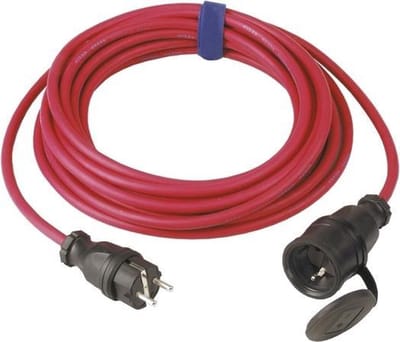 SIROX® verlengkabel H07RN-F 3x1,5mm² rood - 10 meter