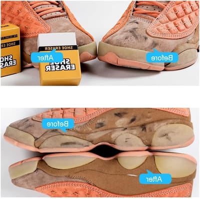 Spons voor het grondig reinigen van leren schoenen, vlekkenverwijderaar en multifunctionele schoonmaakoplossing