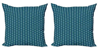 ABAKUHAUS Kussenhoes Set – Dubbelzijdig Bedrukt – 2x40x40 cm