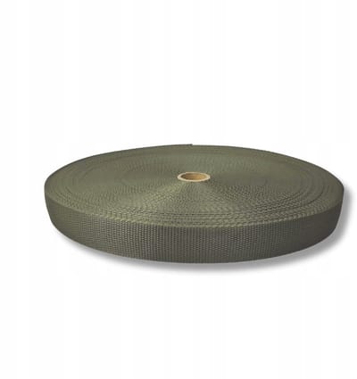 Sterke PP Draagband 20mm 50m Kaki - Kaletnictwo & Meubels