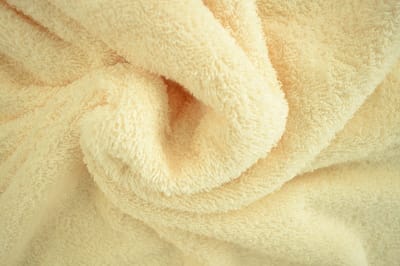 10 meter badstof - Champagne - 90% katoen - 10% polyester