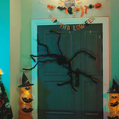 vidaXL - Halloween - home - trainer - Decoratie - 3 - st - Zwart - 150 - cm