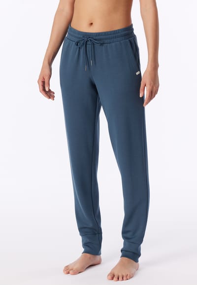 Langere broek met dubbelzijdige manchetten, diepblauw - Mix+ Relax 46
