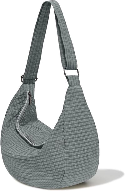 Nylon Schoudertas voor Dames en Heren - Casual Crossbody Tas voor Dagelijks Gebruik, Kantoor, School en Reizen