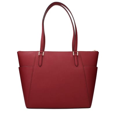 Michael Kors Rode Leren Schoudertas