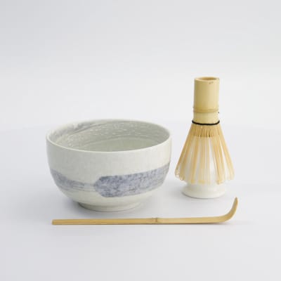 Tokyo Design Studio - Matcha Giftset Hayase - Wit - 13x7cm