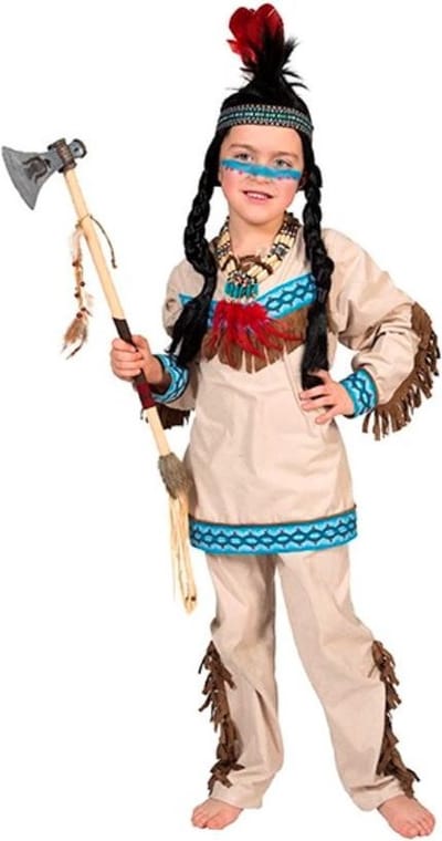 Verkleedpak /  INDIASE DONDERENDE TIPI / maat 128
