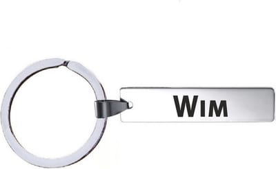 Sleutelhanger Met Naam - Wim - RVS