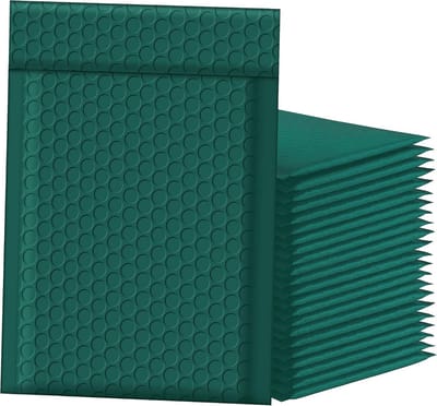 50 Stuks Opvulbare Verzendzakken 15x25 cm Blauwgroen - Padded Enveloppen voor Verzending