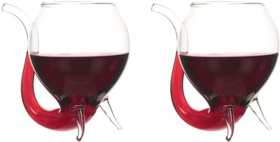 Dailygoods- Sippers Pack van 2 - Nippen Glazen - Groot Formaat 250ml - Stabiele Glazen - Perfect voor Feestjes - Stijlvol Ontwerp - Wijnglazen