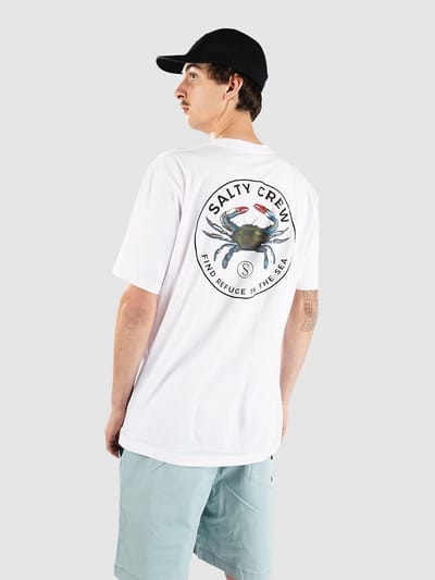 Salty Crew Blue Crabber Premium T-Shirt wit