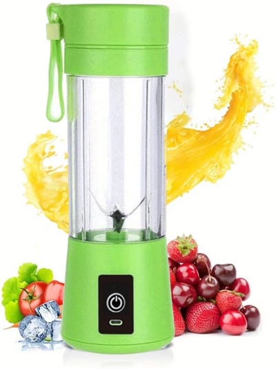 Livano Portable Blender - Shakebeker Met Mixer - Draadloze Blender - Elektrische Shakebeker - Blender To Go - Draagbare Blender - Groen
