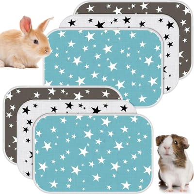 Cavia Cage Liners Absorberende Herbruikbare Wasbare Pee Pads - Waterdichte Puppy Kitten Whelping Box Matten - Kat Kleine Dieren Hond - 3 Stijlen - 13 x 18 inch