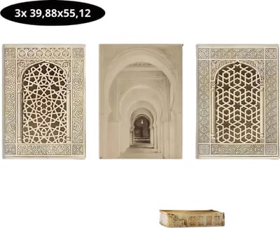 Bovista Islamitische Producten - Muurkunst - Ramadan - Cadeau Voor Ramadan - Wanddecoratie
