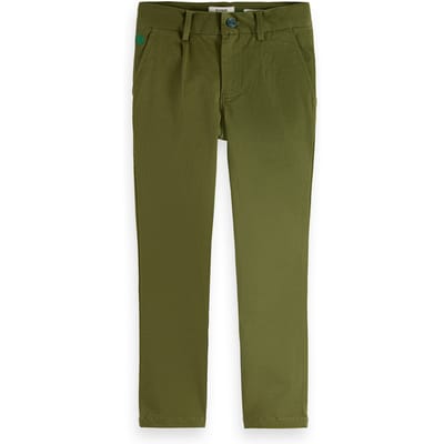 Scotch & Soda Boys Stuart Fit Pants Cypress Taglia: 14 | Pantaloni Outlet | kids