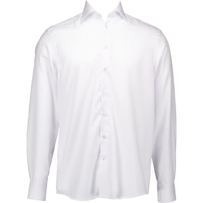 John Miller  Lange Mouw Overhemden Wit 5141188