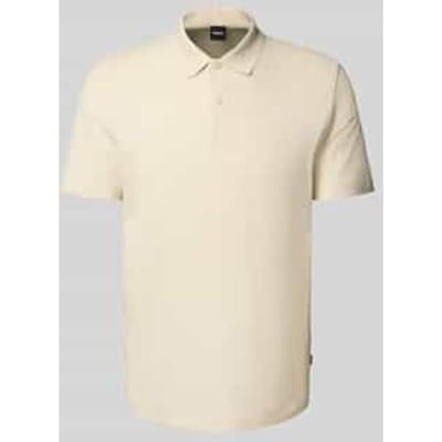 Regular fit poloshirt van katoenmix