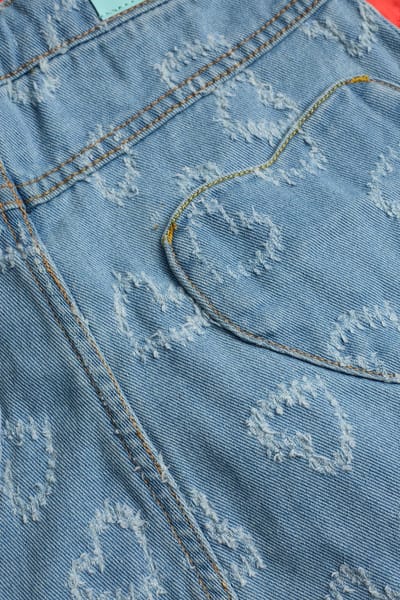 4PRESIDENT Rok Meisjes - Denim - Maat 92
