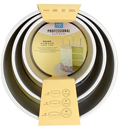 Ronde Taartvormen Set van 3 - 6, 8 en 25 cm diep - Ideaal voor Perfecte Taarten