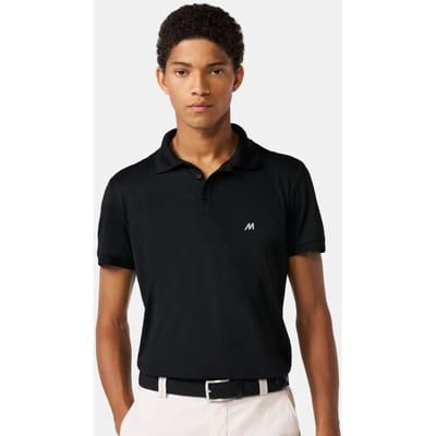Meyer Polo Scottie High Performance Piqué Structure 4-Way Stretch Zwart / male