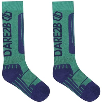 Dare2b Performance Ski Lange Sokken Groen EU 30-34 Kinderen