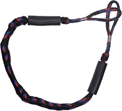 Aanleglijnen Voor Dok - Drijvend Spankoord - Veilig Afmeren - Schokabsorberende Constructie - 47 Inch - Zwart