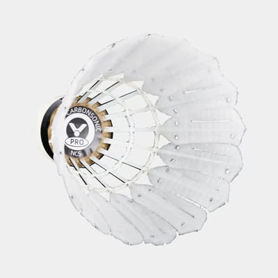 VICTOR NCS PRO carbonsonic verenshuttle - wit 12 stuks - speed 78