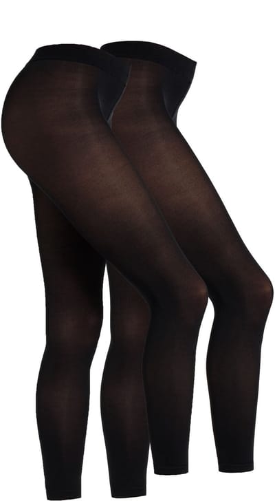 camano, Legging Tight strakke broek, 2-pack dubbelpak tweedelig, gelijkmatig zonder strepen steekpatroon 3D-breitechnologie comfortabele tailleband Comfort Fit pasvorm, comfortabel aangenaam comfortabel antislip.