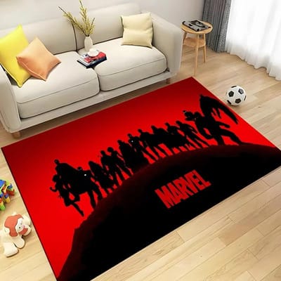 Disney Avengers Marvel Logo Superheld Vloerkleden Woonkamer Slaapkamer Eetkamer Keuken Kantoor Badkamer Antislip Groot Decor Tapijt 50x80cm