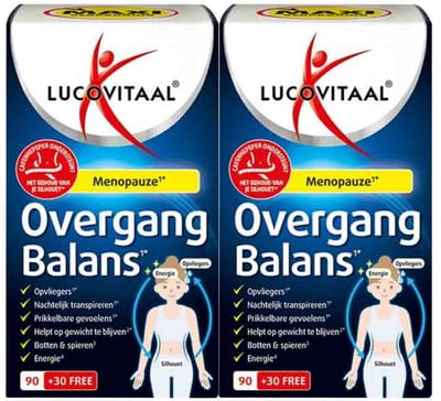 Lucovitaal Overgang Balans Maxi Verpakking - 2 x 120 tabletten - Voordeelverpakking