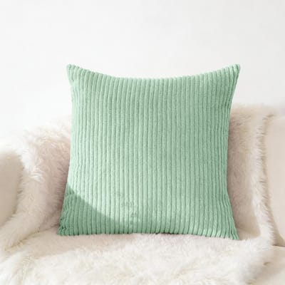 Corduroy Kussensloop 40X40 45X45 50x50cm Zachte Pluche Flanellen Kussenhoes Pluizige Bank Kussensloop voor Sofa Woonkamer Decoratie 40X40CM