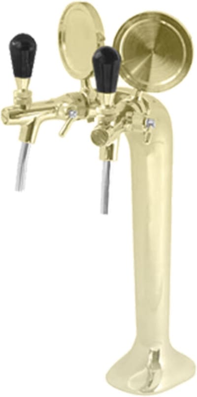 Lindr Cobra Tapzuil 2-taps PVD/messing kleur