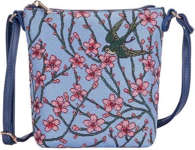 Signare - Elegant smal tasje - Blossom and Swallow - Bloesem en Zwaluw - Walter Crane
