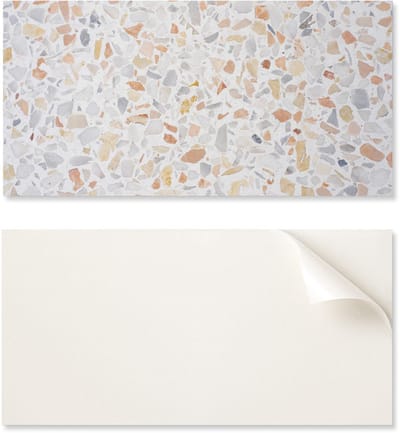 Zelfklevend vinylpaneel, perfect voor moderne interieurs, 100x50 cm, met mozaïekpatroon van steen.