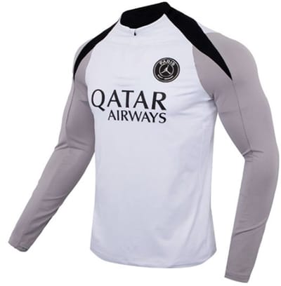 Nike Paris Saint Germain Drill Top 2025/2026 - Grijs/Wit/Zwart - Maat XXL - Heren