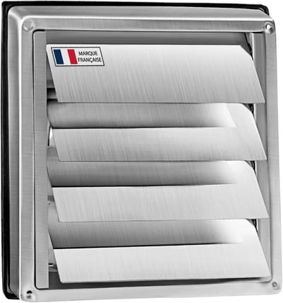Roestvrijstalen Ventilatierooster 150 mm met Automatische Afsluiting