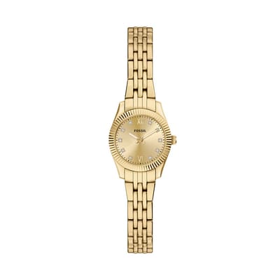 FOSSIL ES5474 Vrouwen Horloge 20 mm Goudkleurig