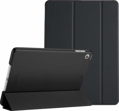 Hoes geschikt voor iPad 2021 Silicone hoesje soft cover Zwart - Hoes geschikt voor iPad 2021 - Hoes geschikt voor iPad 9e/8e/7e Generatie hoes Smart hoes Trifold - Hoes geschikt voor iPad 2020 hoes