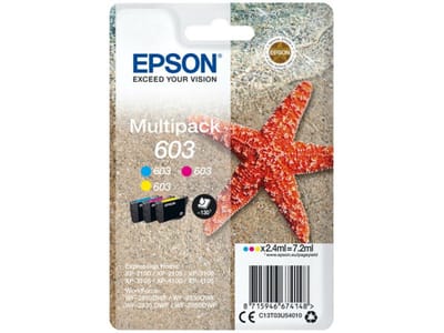 Cartouche d'encre - Epson - Multipack 603 - 3 couleurs - Impressions nettes - Économies réalisées